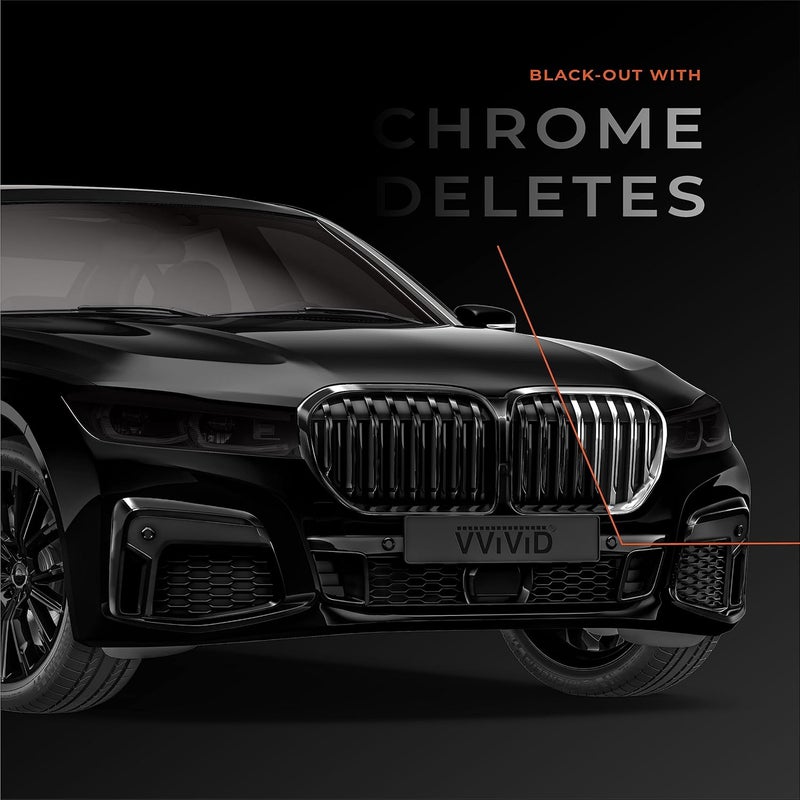 VViViD Ultra Gloss Metallic Charcoal Grey Air-Release Adhesive Vinyl Pinstripe Tape Roll (½ Inch x 20ft) - Image 4